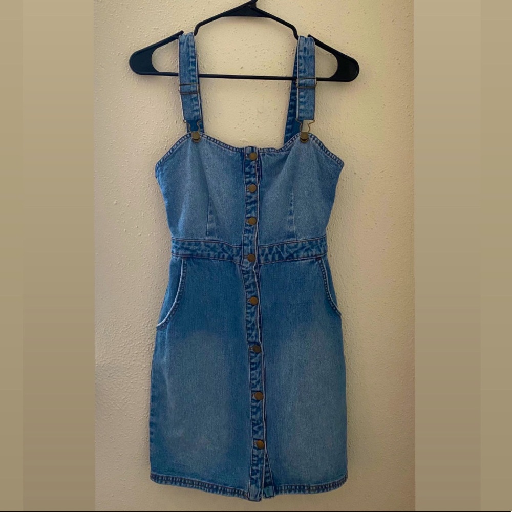 Billabong Denim Overall Dress - size small